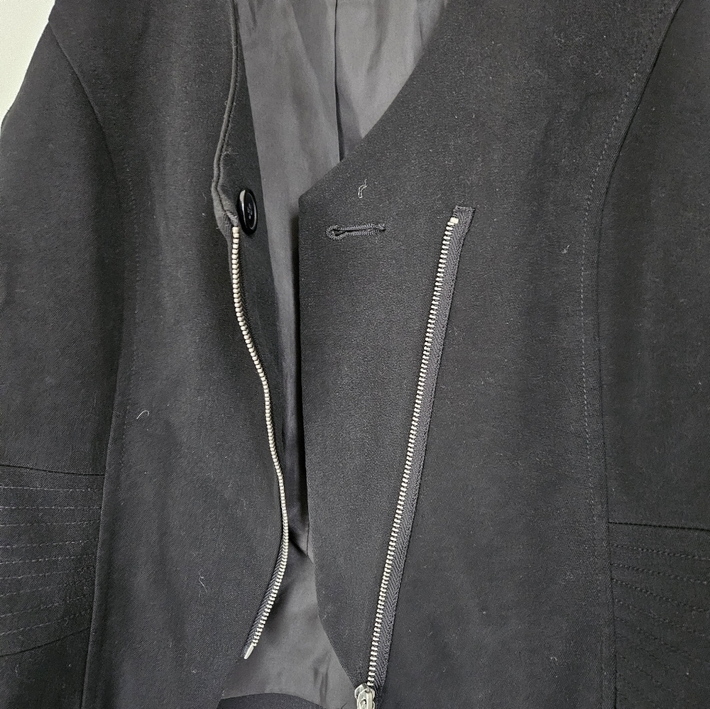Vintage IDAO sleeveless black vest with zipper - Picture 4 of 7